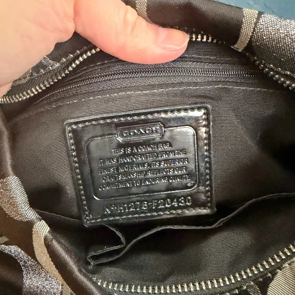 Coach Black and Brown Crossbody Bag with hang tag - Picture 7 of 7